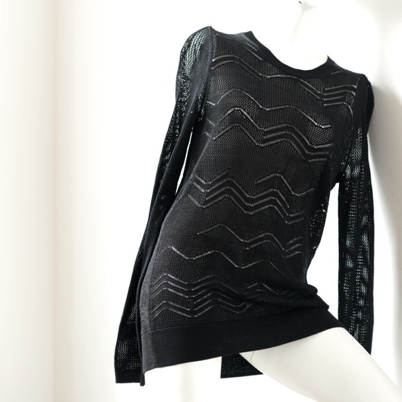 Vince Knit Sweater in Black - Size Small - Picture 2 of 7